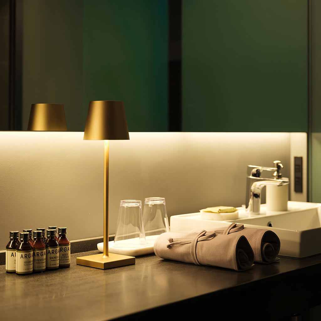 Portable LED Table Lamp Dimmable Metal Light for Indoor & Outdoor Use - Image 5