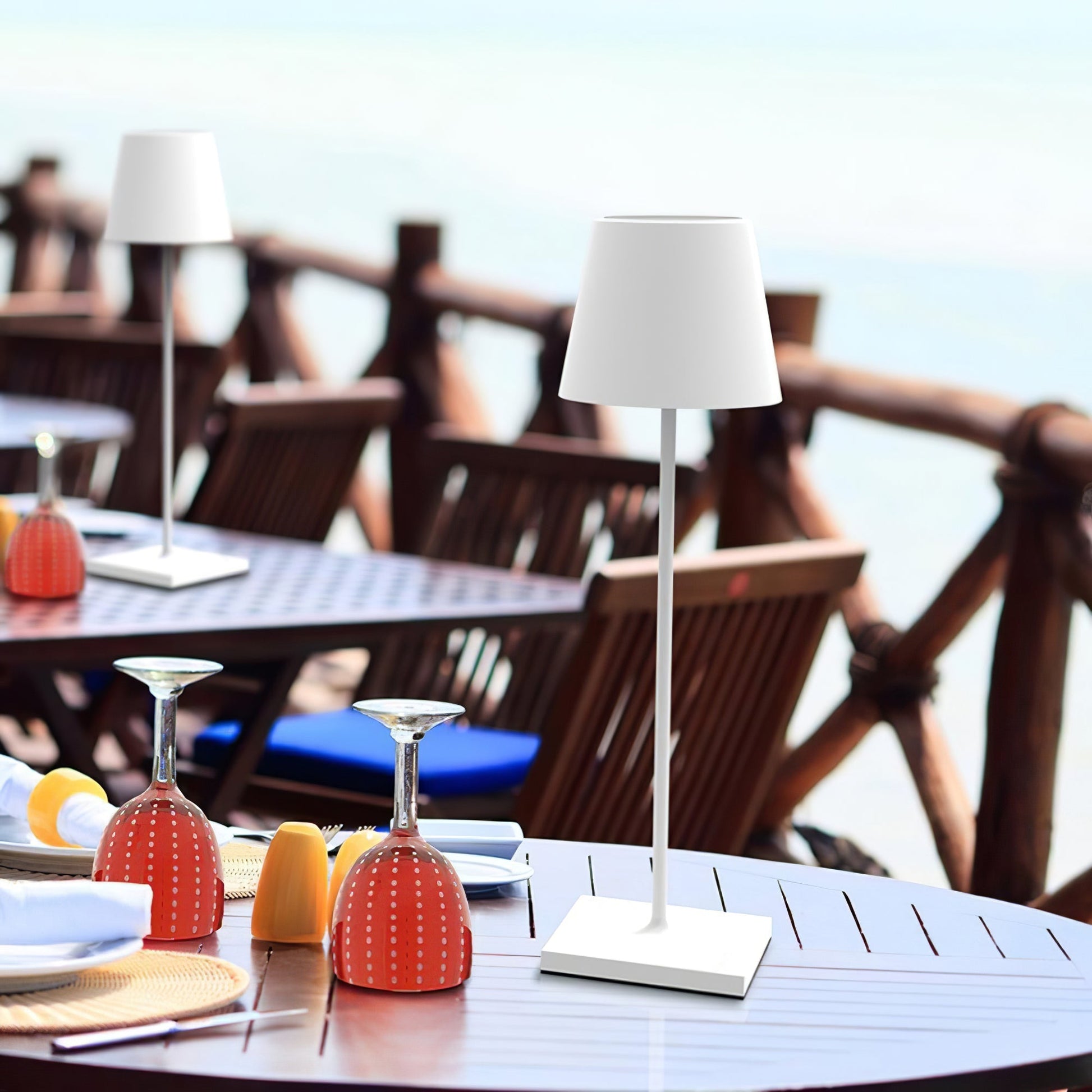 Portable LED Table Lamp Dimmable Metal Light for Indoor & Outdoor Use - Image 32