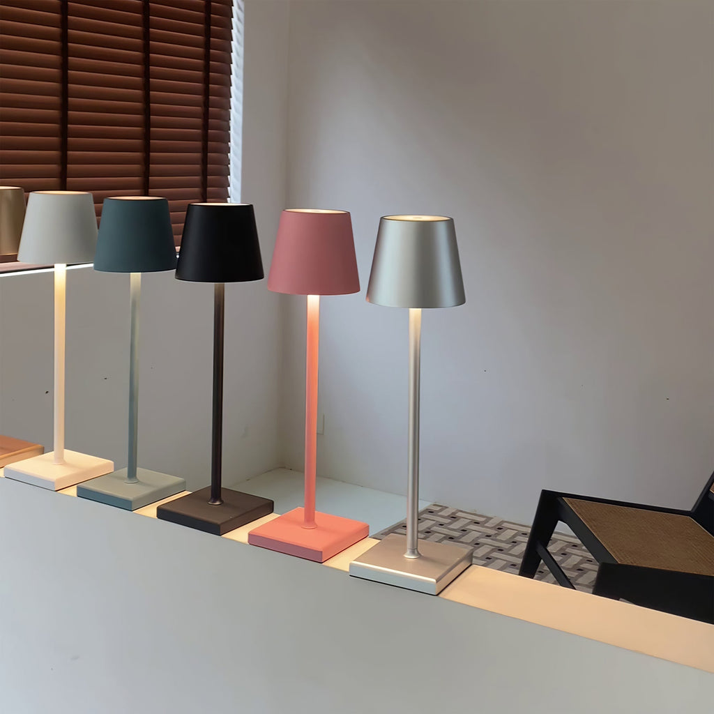 Portable LED Table Lamp Dimmable Metal Light for Indoor & Outdoor Use - Image 33