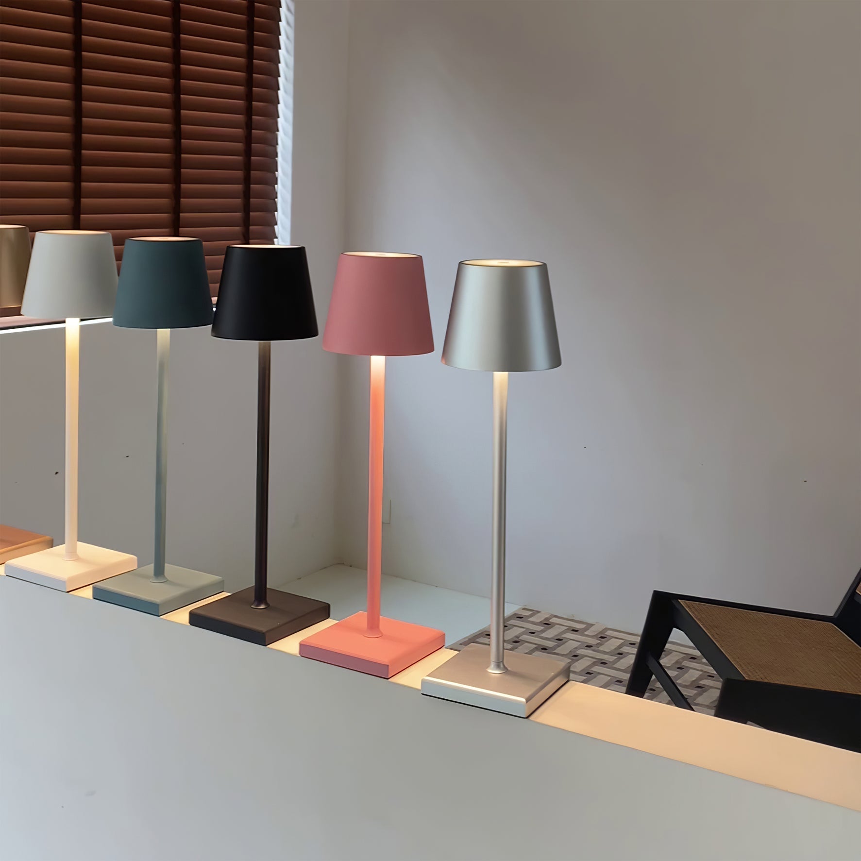 Portable LED Table Lamp Dimmable Metal Light for Indoor & Outdoor Use - Image 33