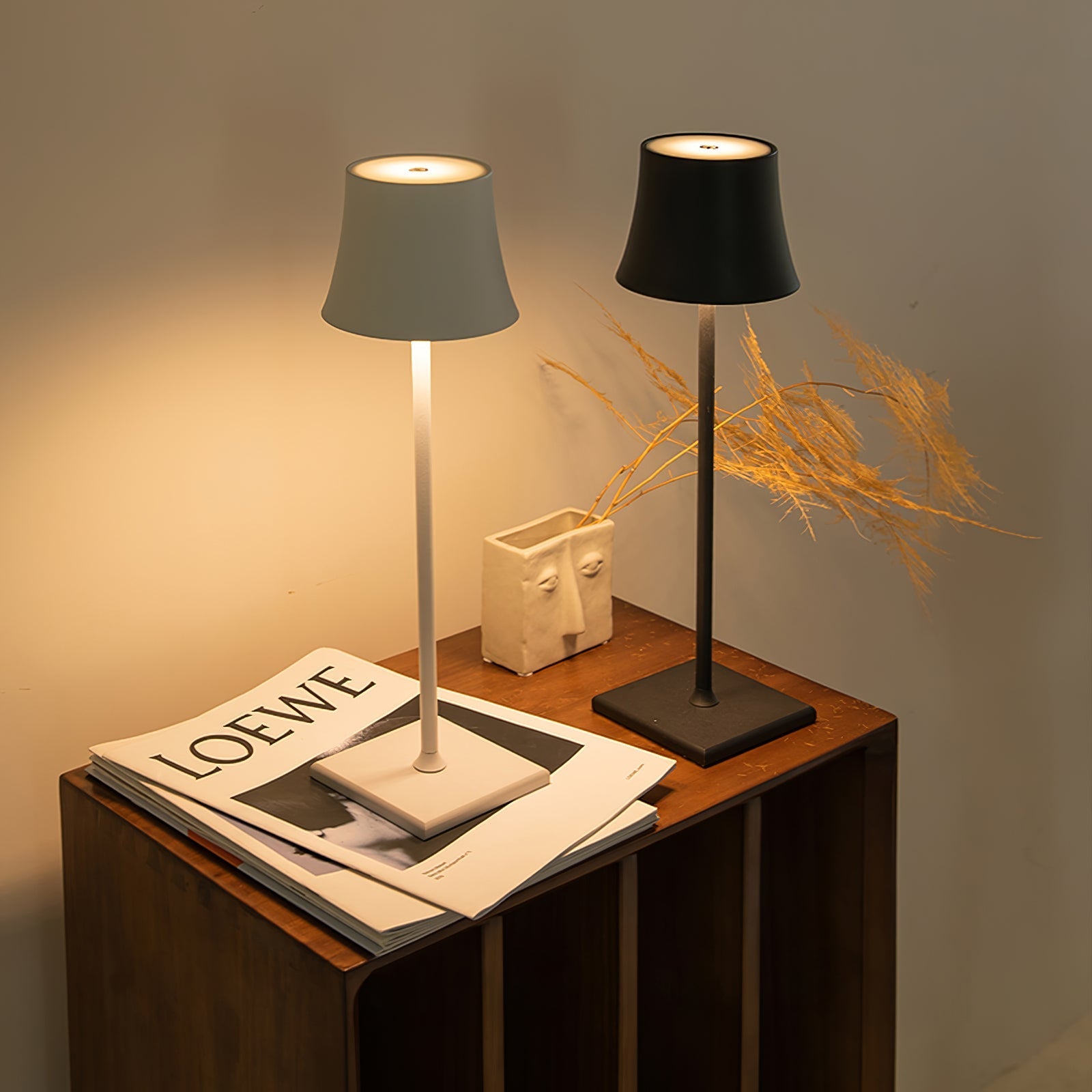 Portable LED Table Lamp Dimmable Metal Light for Indoor & Outdoor Use - Image 4