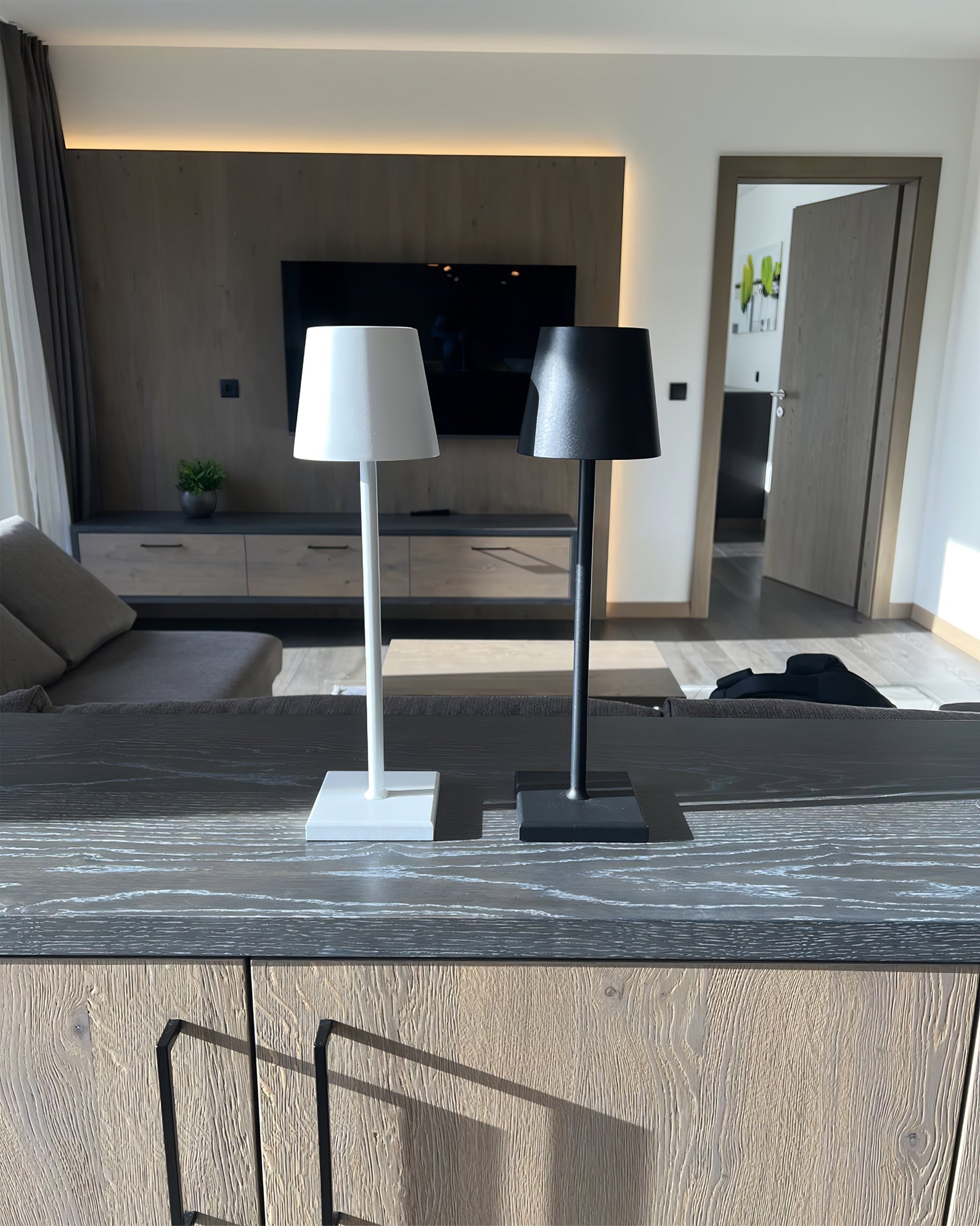 Portable LED Table Lamp Dimmable Metal Light for Indoor & Outdoor Use - Image 46