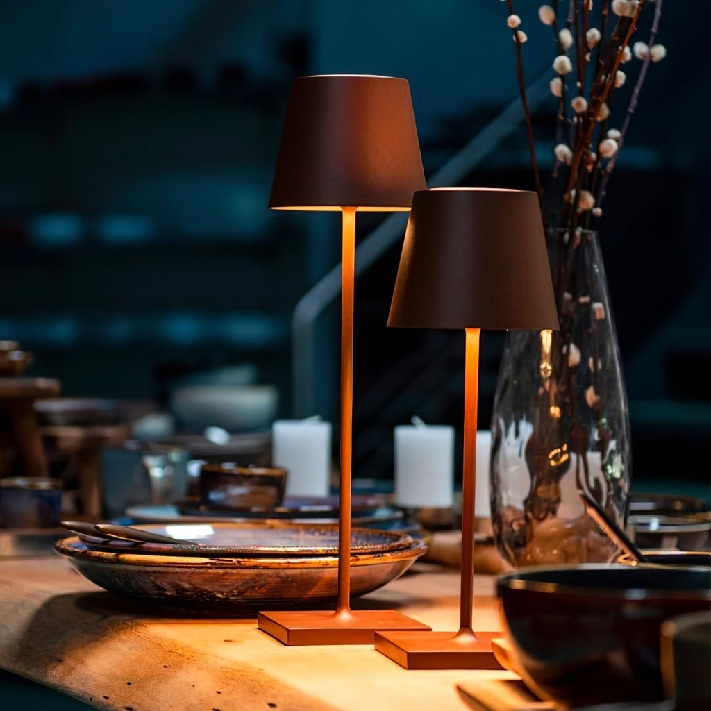 Portable LED Table Lamp Dimmable Metal Light for Indoor & Outdoor Use - Image 13