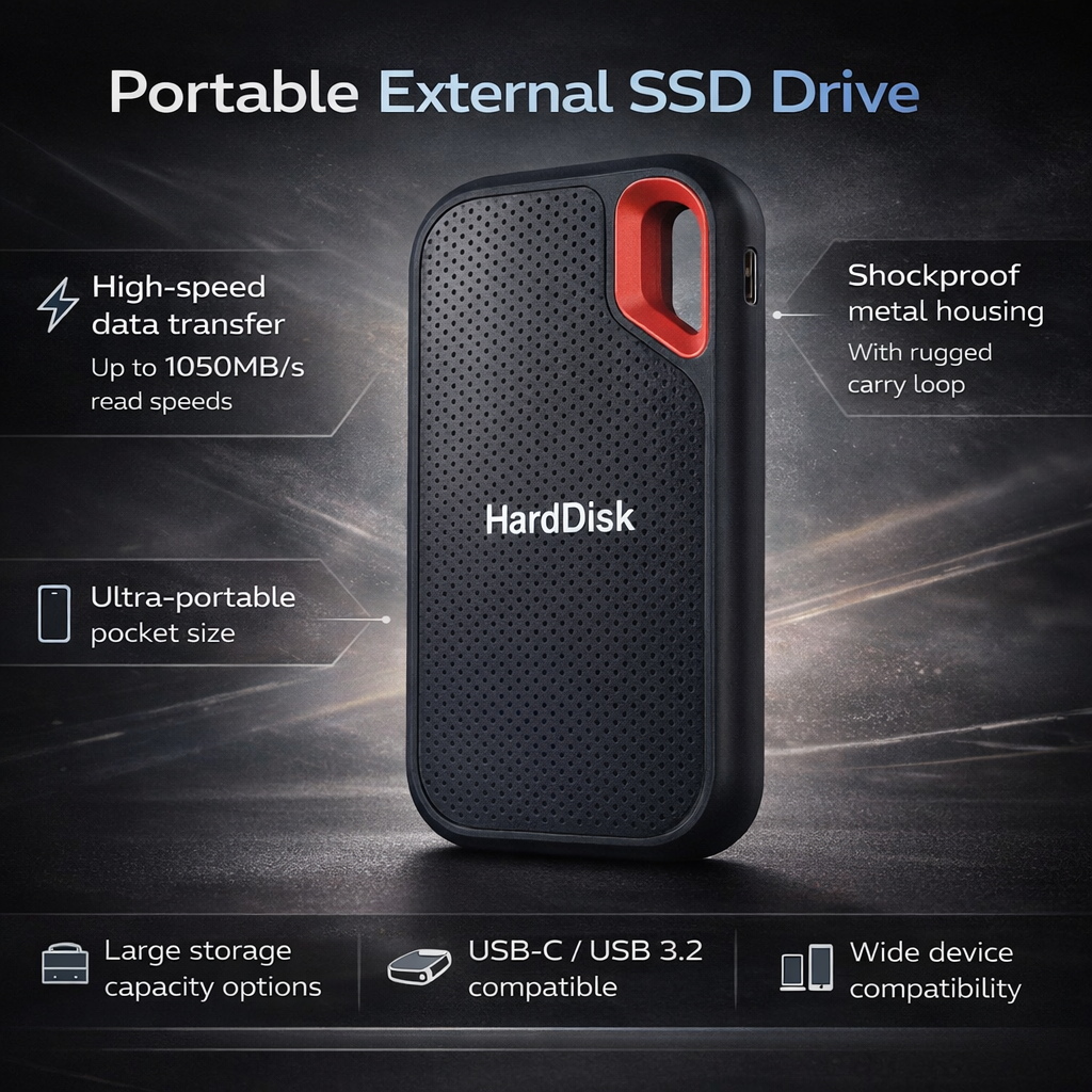 Portable External SSD USB-C Shockproof High-Speed Storage Drive 8TB - Image 5