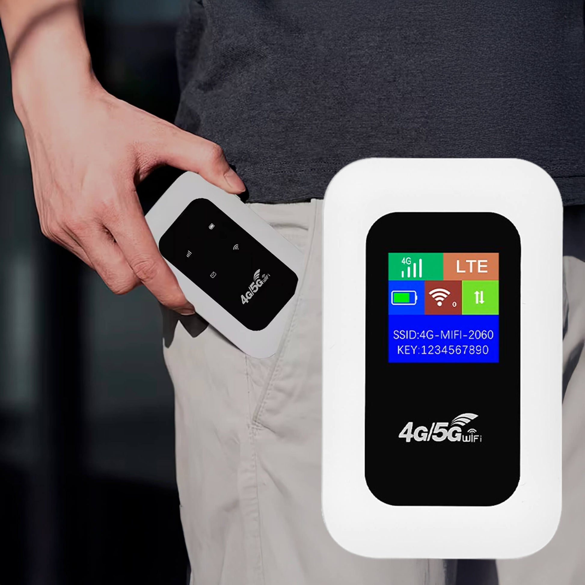 Compact High-Speed 5G Mobile WiFi Hotspot Device