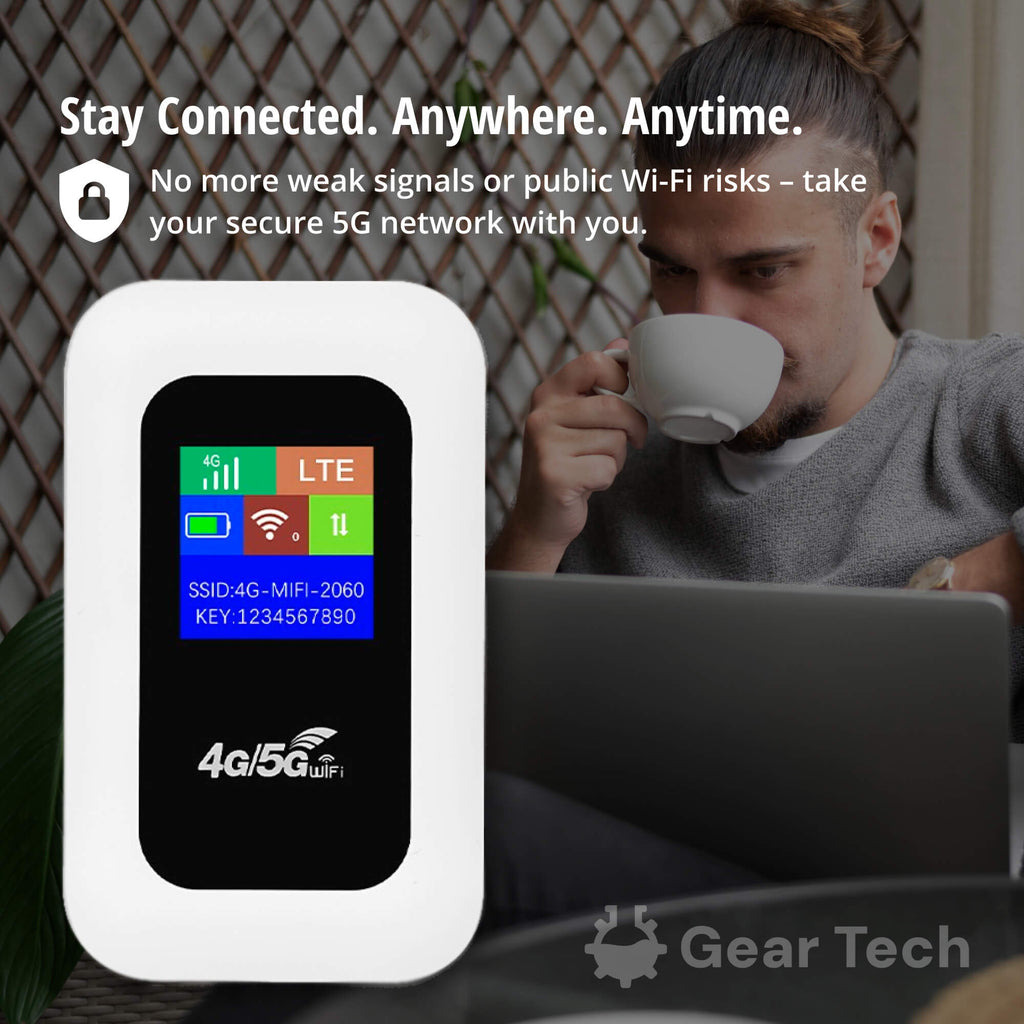 Compact High-Speed 5G Mobile WiFi Hotspot Device