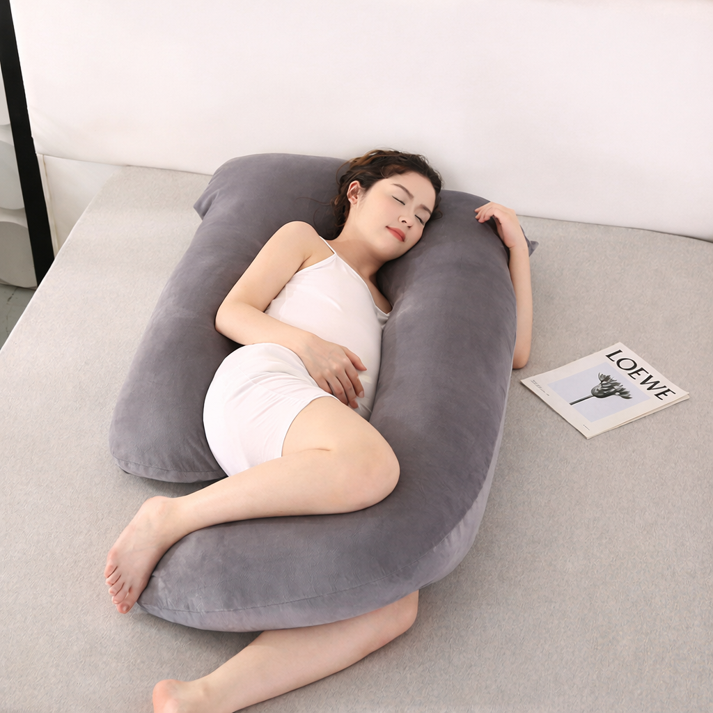 Pregnancy Pillow U Shape Full Body Maternity Sleeping Cushion - Image 2