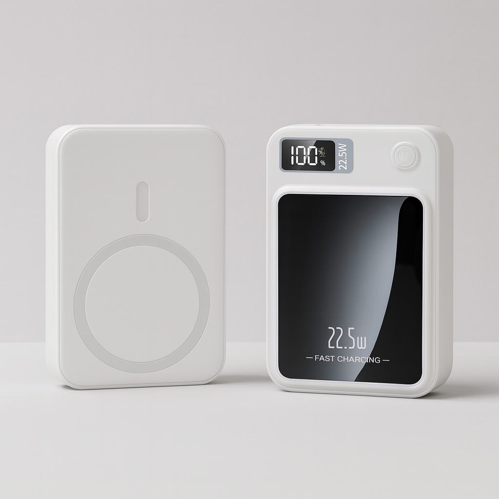 Przenośny Powerbank 20000mAh z Szybkim Ładowaniem 22,5W i Bezprzewodowym Zasilaniem – Cienki i Mobilny - Image 2