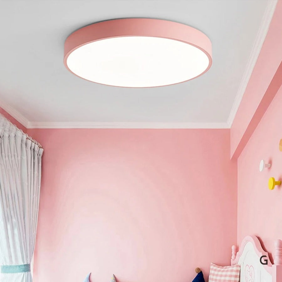 Slim Round Ceiling Light Modern Minimal Glow for Home Spaces - Image 4