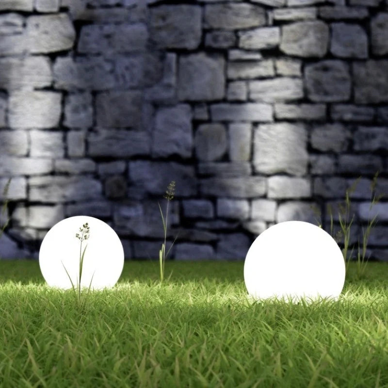 Outdoor Sphere Light Solar Color Changing Garden Orb Remote Control - Image 18