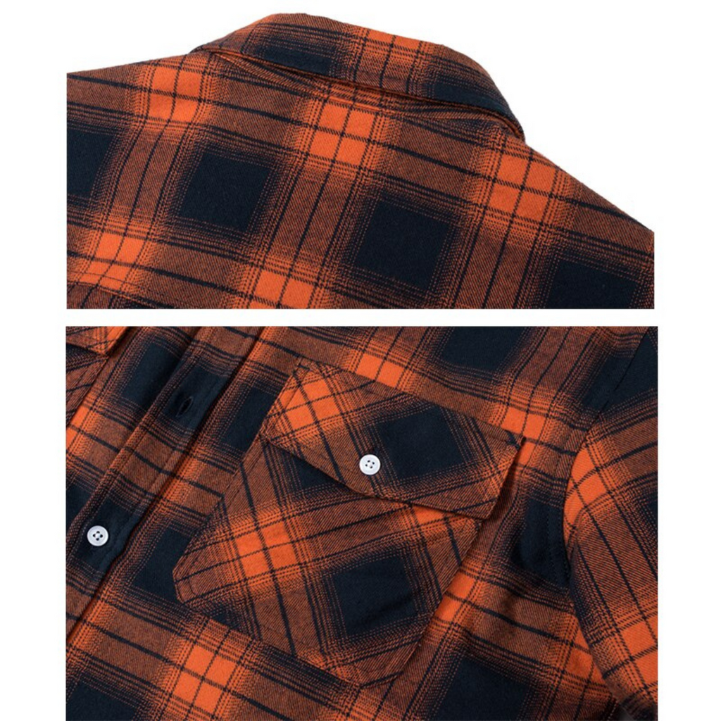 Warm and Stylish Plaid Shirt Jacket for Men