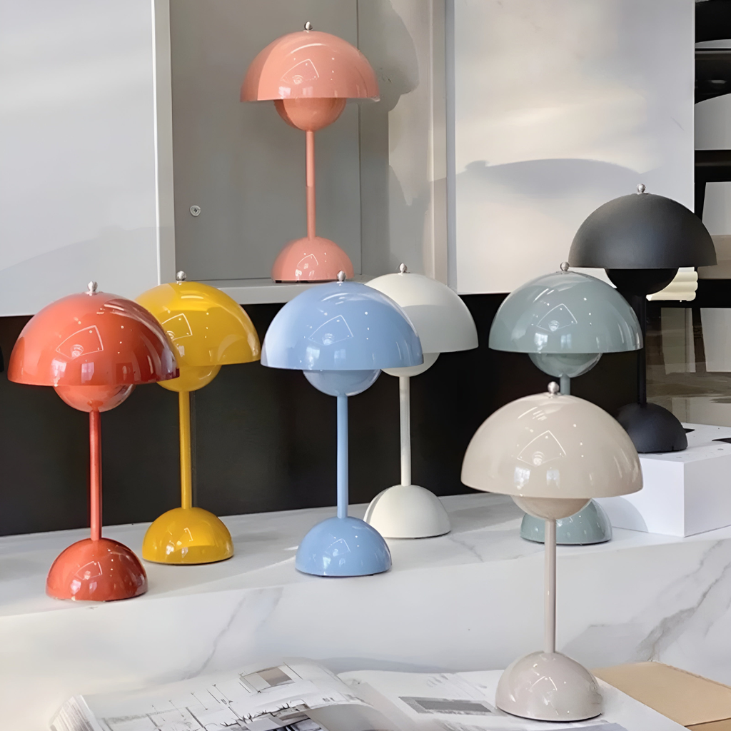 Scandinavian Design LED Table Lamp Dimmable & Energy-Saving - Image 2