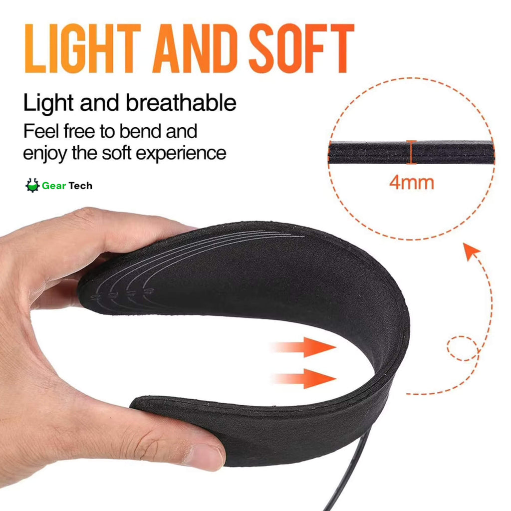 Rechargeable Electric Heated Insoles for Winter Boots – USB Powered