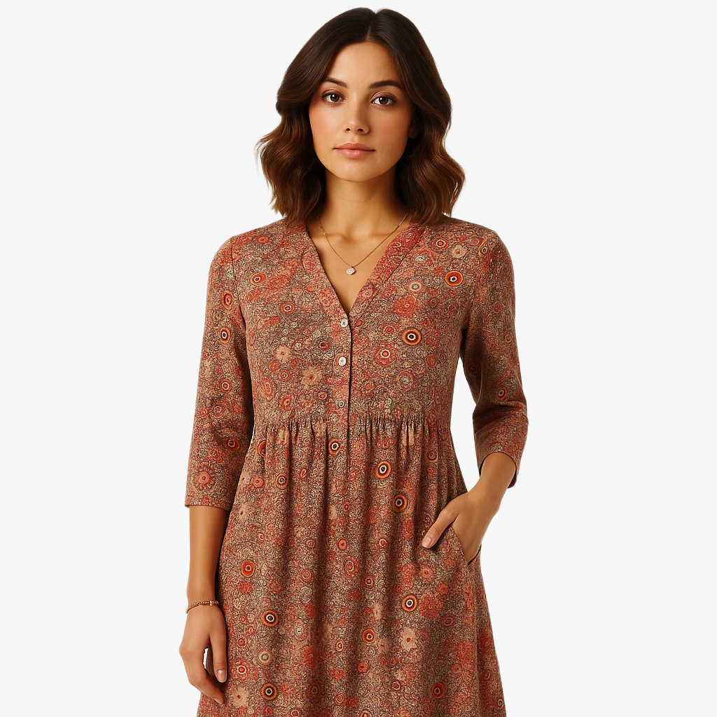 Floral Printed Dress for Any Event