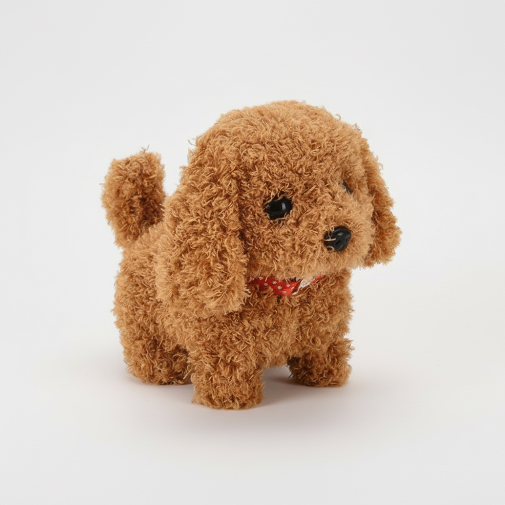 Robot Dog Toy Interactive Walking Barking Plush Puppy Battery Operated - Image 9