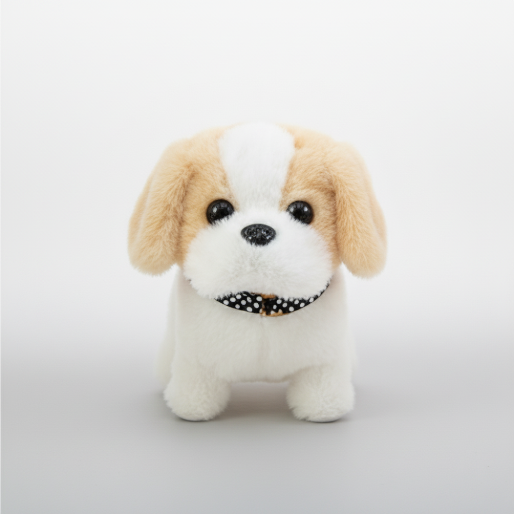 Robot Dog Toy Interactive Walking Barking Plush Puppy Battery Operated - Image 5