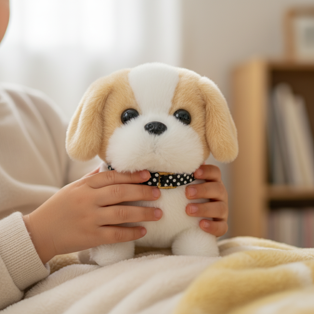 Robot Dog Toy Interactive Walking Barking Plush Puppy Battery Operated - Image 6