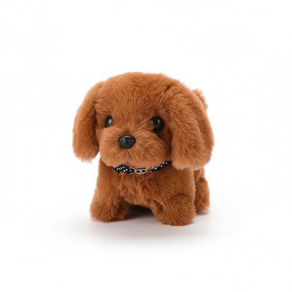 Robot Dog Toy Interactive Walking Barking Plush Puppy Battery Operated - Image 11