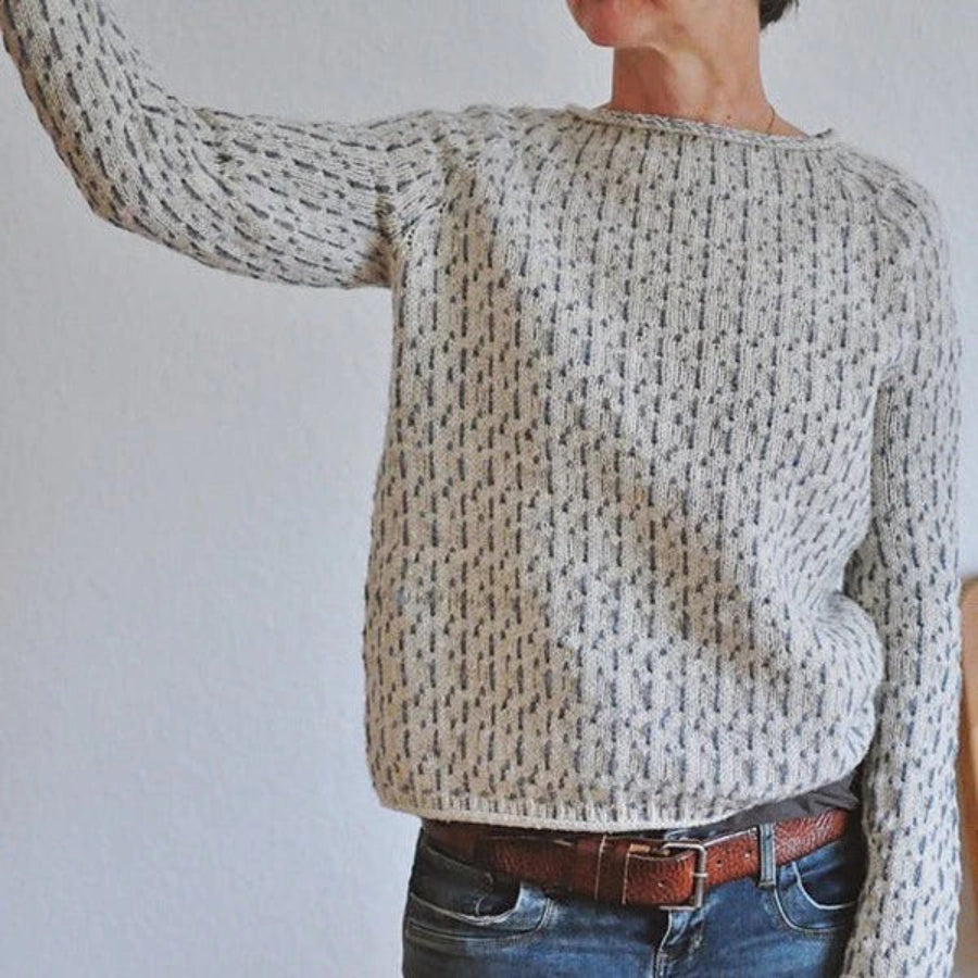 Women’s Fashion Knitted Boat Neck Sweater