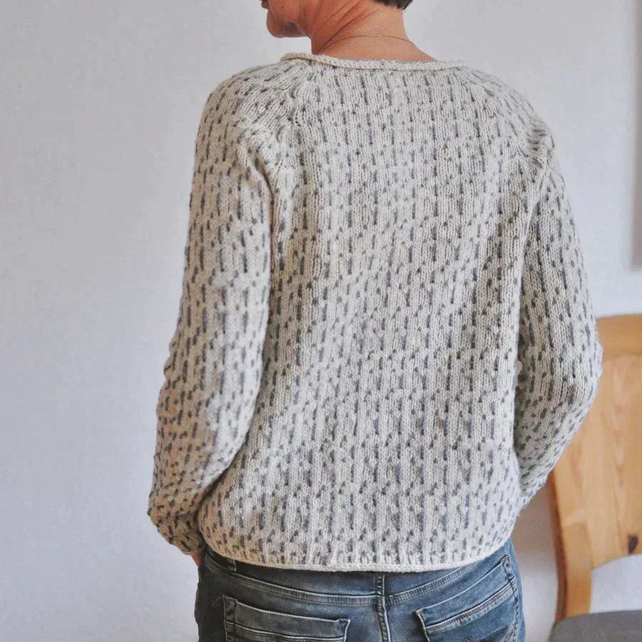 Women’s Fashion Knitted Boat Neck Sweater