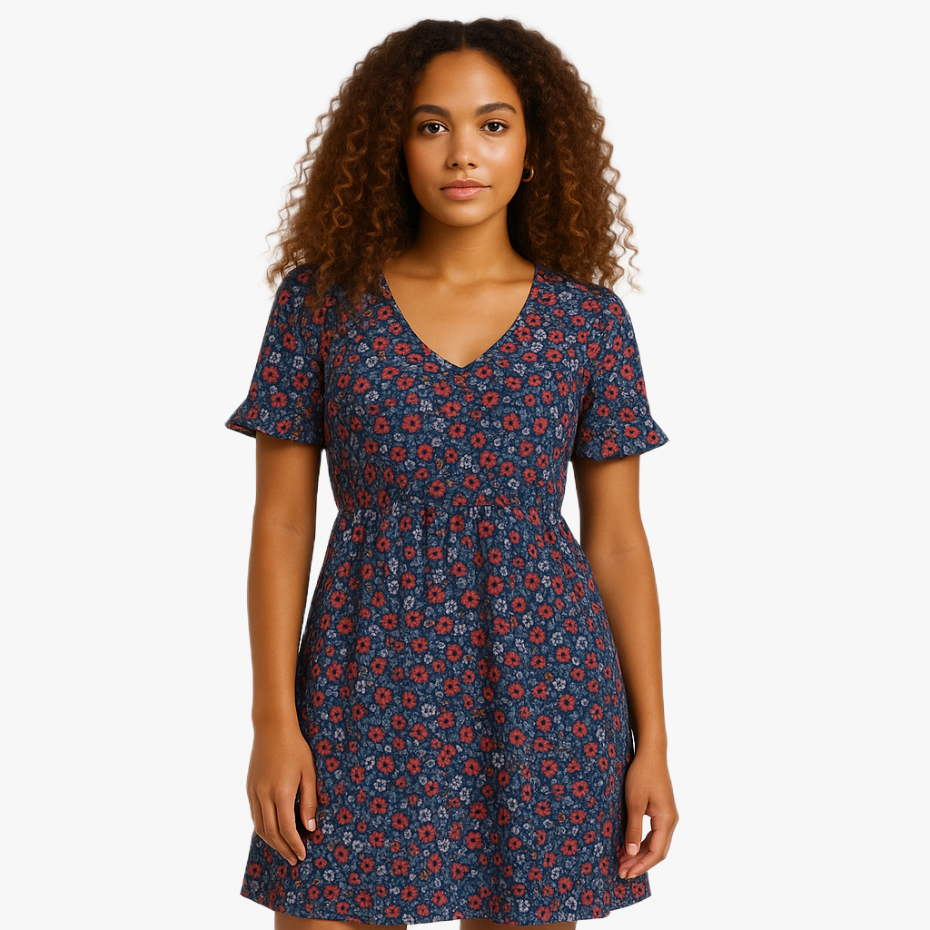 Floral Summer Midi Dress for Chic Outings