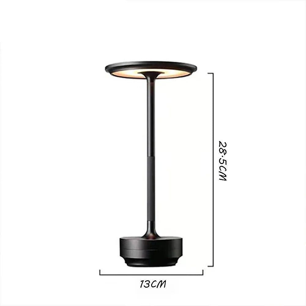 Rechargeable Touch Table Lamp Cordless Dimmable LED Bedside Light - Image 10