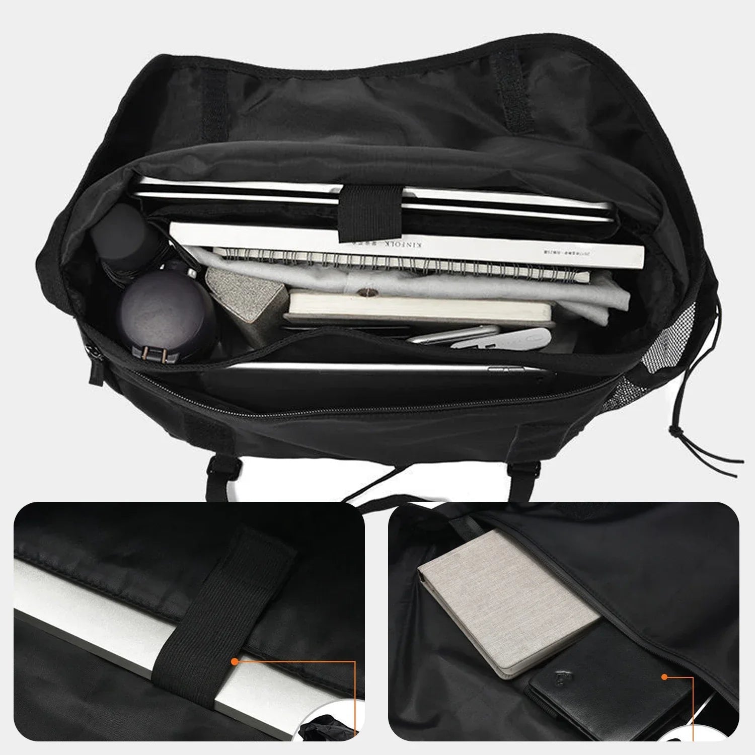 Liam | Men's Waterproof Crossbody Messenger Travel Bag - Image 4