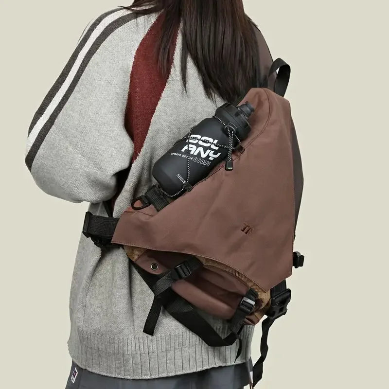 Leo | Water-Resistant Nylon Crossbody Messenger Sling Travel Bag - Image 5