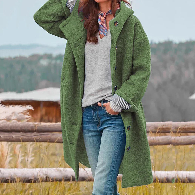 Women's Outdoor Weather-Resistant Winter Hoodie Coat - Ideal for Travel, or City Outings