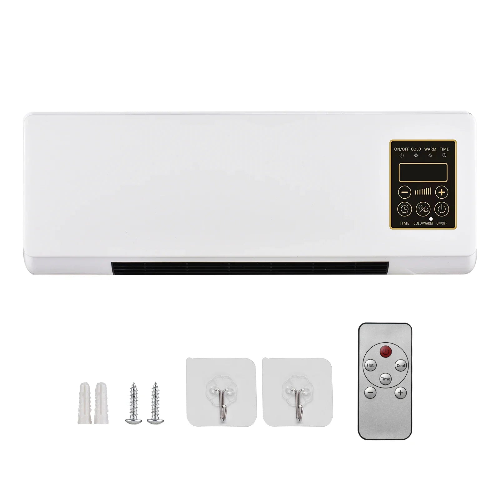 Wall Mounted Heater Fan Combo All Season Ductless Space Saving Room Unit - Image 6
