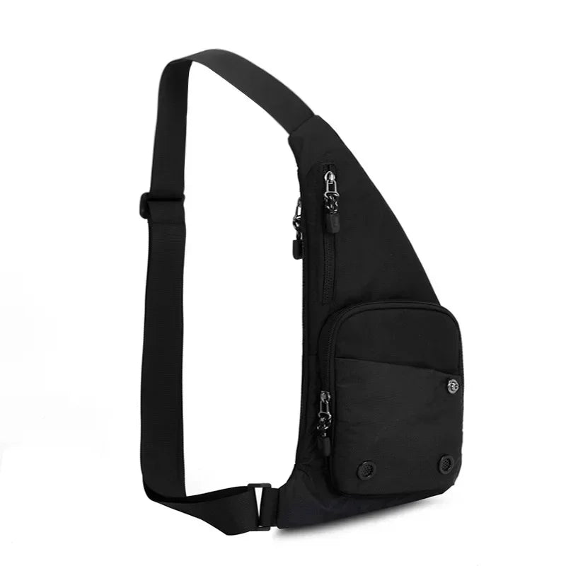 Oliver | Men's Small Slim Waterproof Canvas Crossbody Sling Bag - Image 12