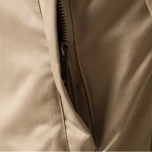 Men’s Streetwear Zip-Up Versatile Bomber Jacket in Urban Style