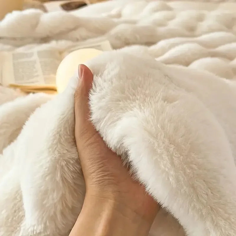 Reversible Cozy Throw Blanket Textured Home Accent for All Seasons - Image 4