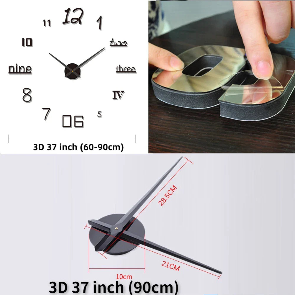 Creative Retro Wall Clock for Modern Home Interiors