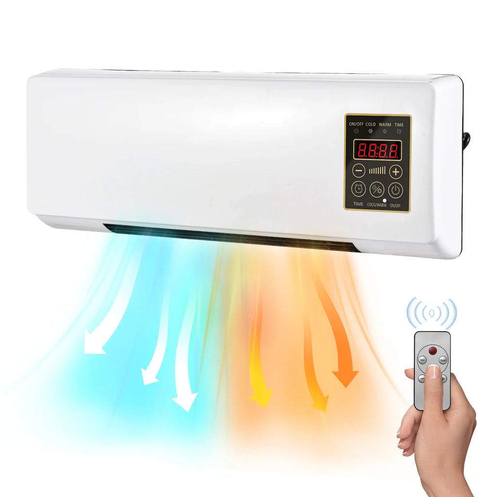 Wall Mounted Heater Fan Combo All Season Ductless Space Saving Room Unit - Image 8