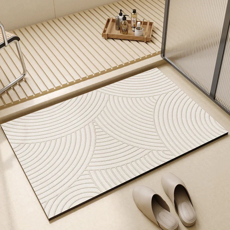 Non Slip Bath Mat Quick Dry Absorbent Bathroom Floor Mat - Image 2