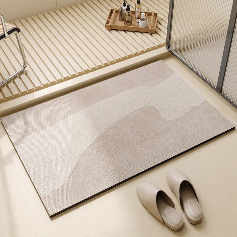 Non Slip Bath Mat Quick Dry Absorbent Bathroom Floor Mat - Image 3