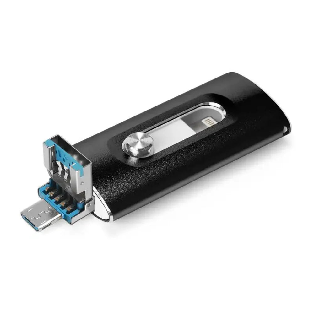 USB Flash Drive Portable SSD 4 in 1 OTG USB 3.0 Storage