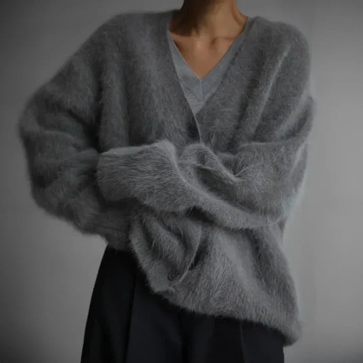 Women's Timeless Elegance Loose-Fitting Cardigan