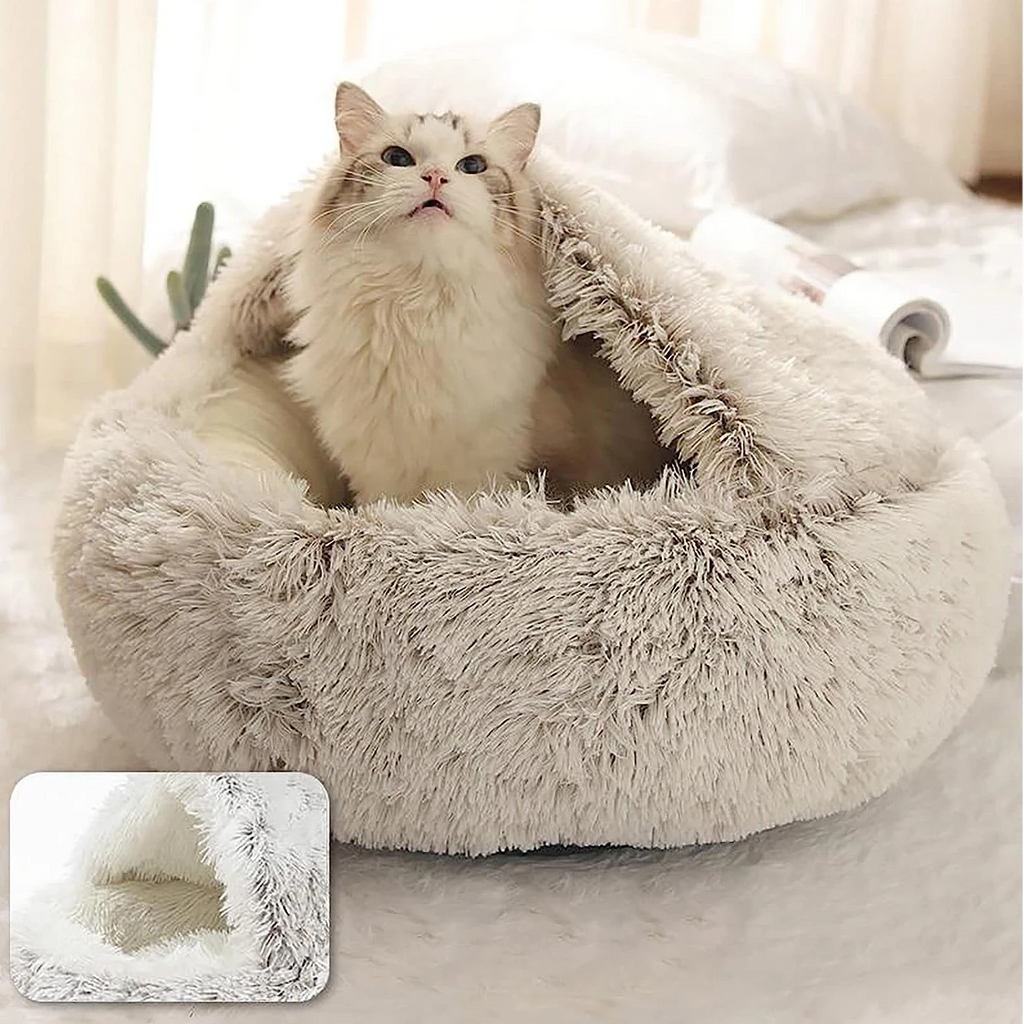 Skorter | Cozy Cave Pet Bed | Calming & Comfortable Dog Bed for Deep Relaxation - Image 9