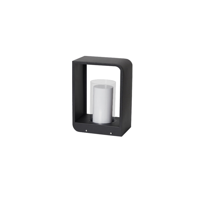Modern LED Outdoor Garden Light Minimalist Weather-Resistant Square Lamp for Patio & Garden - Image 10
