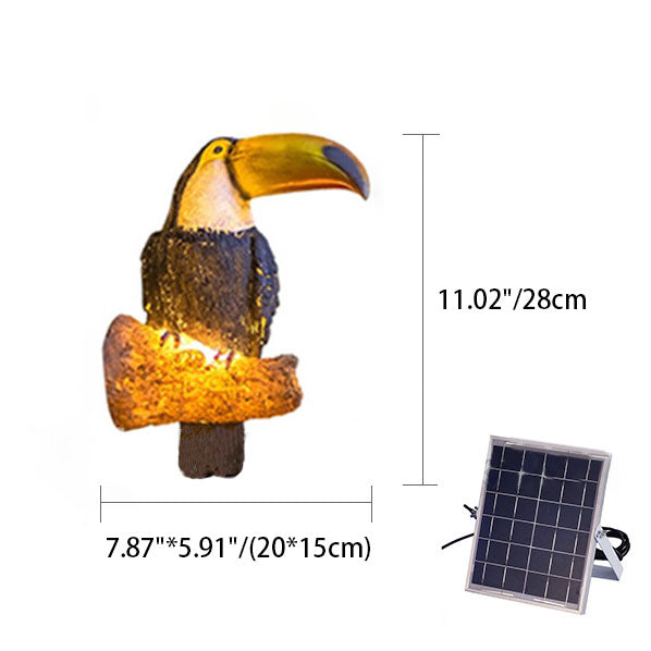Solar Animal Garden Light Waterproof LED Outdoor Statue Decor - Image 6