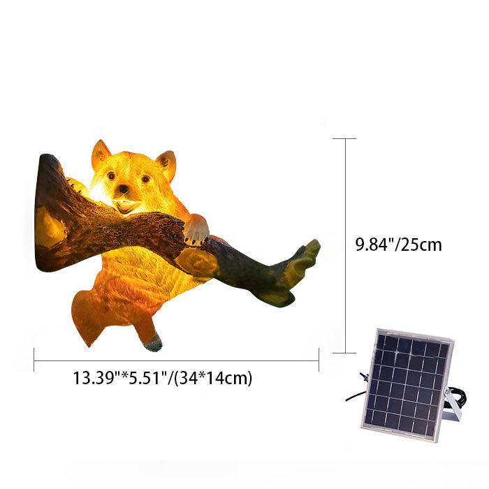 Solar Animal Garden Light Waterproof LED Outdoor Statue Decor - Image 7