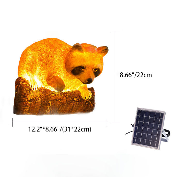 Solar Animal Garden Light Waterproof LED Outdoor Statue Decor - Image 8