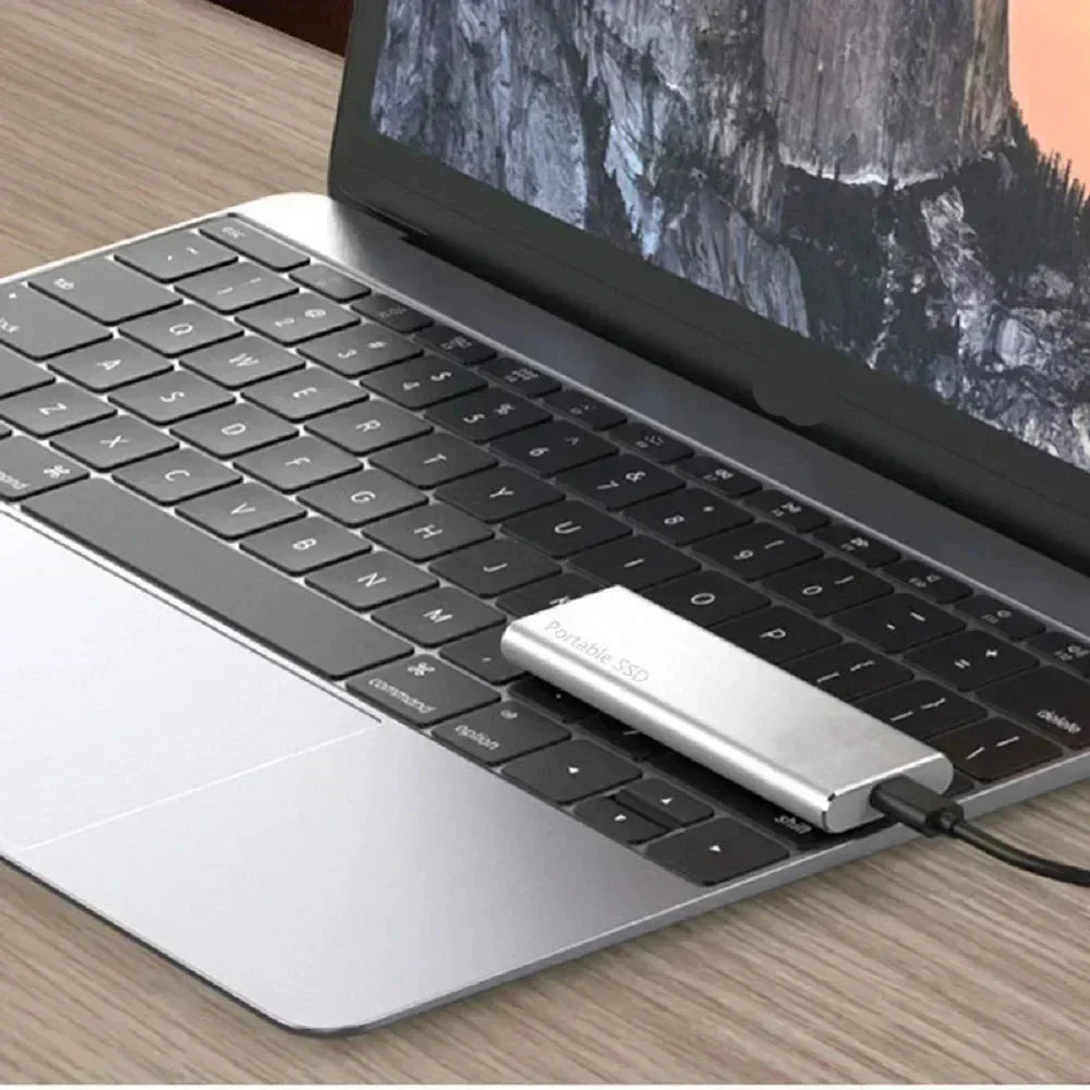 Portable SSD External Hard Drive USB 3.2 Fast Backup Storage