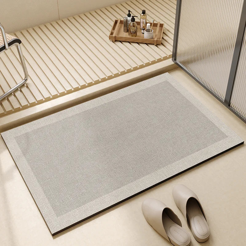 Non Slip Bath Mat Quick Dry Absorbent Bathroom Floor Mat