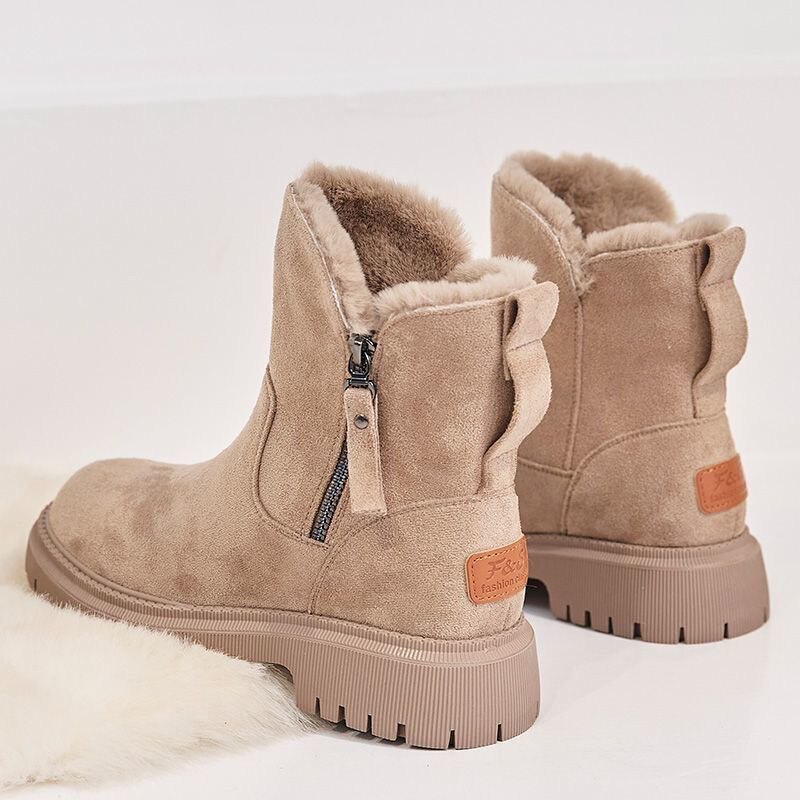 Women's Sturdy Warm Non-Slip Sole Winter Boots - Reliable Protection Against the Cold