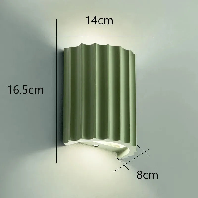 Modern Wall Sconce Nordic Resin Bedroom Indoor Light - Image 5