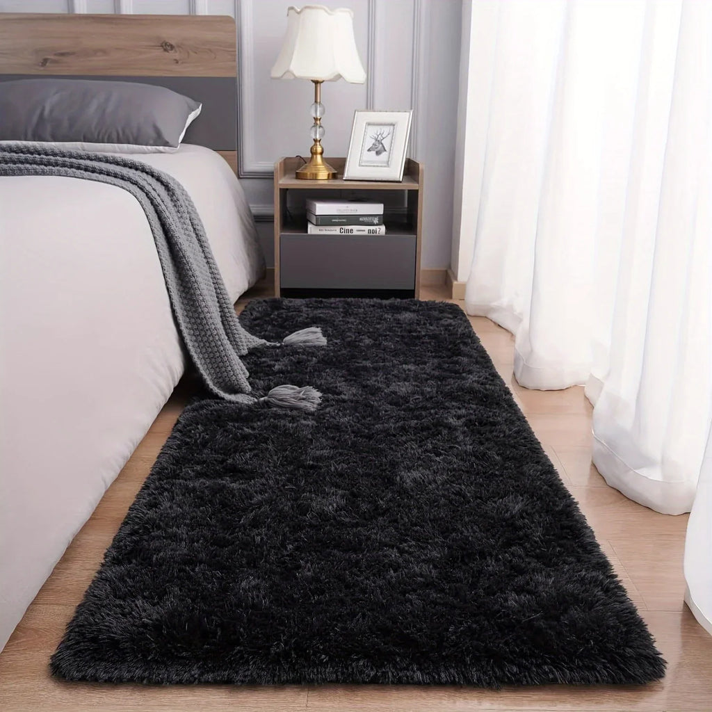 Washable Faux Fur Rug Plush Non Slip Soft Bedroom Mat - Image 5