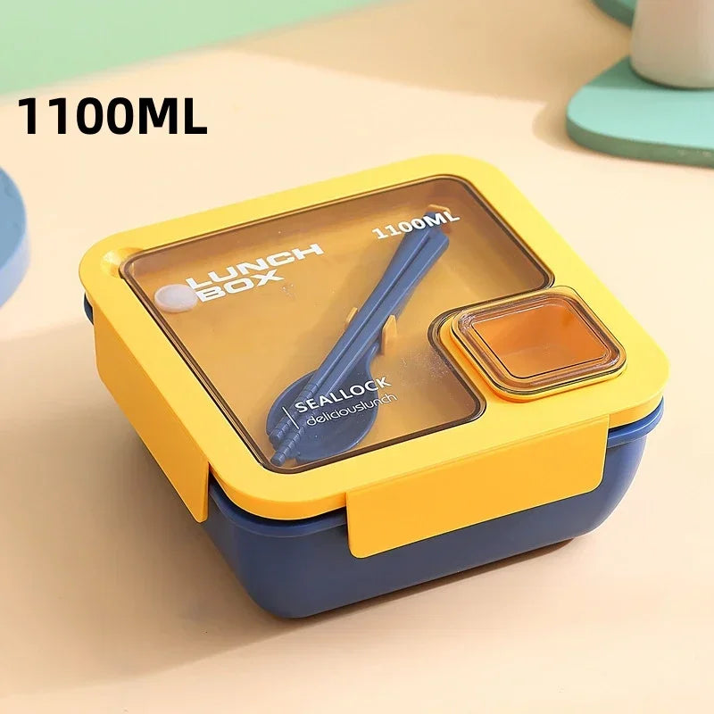 Bento Lunch Box Leak Proof Portable Container Utensils Microwave Safe - Image 11